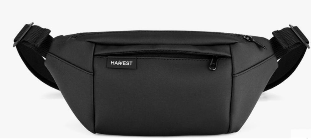 Бананка HARVEST "SHUTTLE BAG" МАТОВА, ЧОРНА