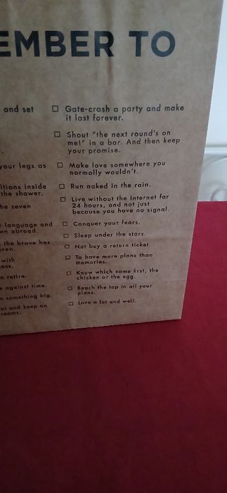 Saco de papel Natura