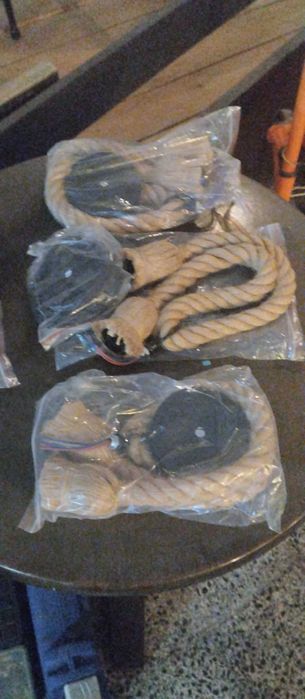 Candeeiros suspenso de cânhamo novos...E muito mais