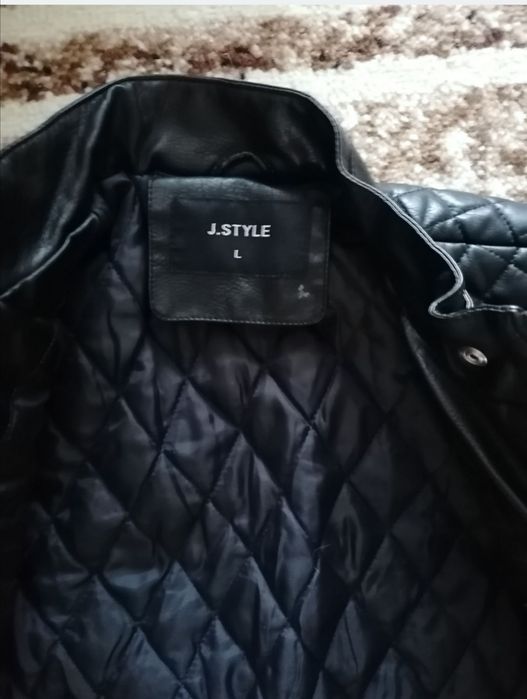 Kurtka męska bomber ekoskóra J.Style rozmiar L