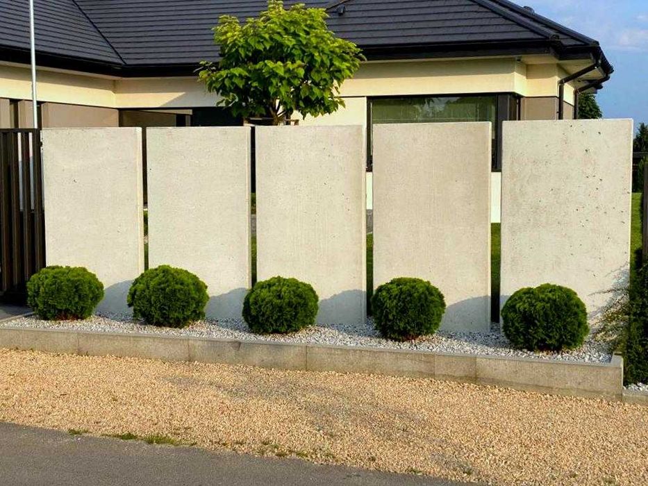 Mur ogrodzeniowy/Ogrodzenie betonowe/ L / Elka beton architektoniczny