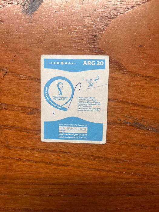 Carta Lionel Messi Fifa World Cup 2022