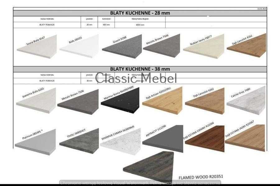 Kuchnia Grey Bianka Karmen Połysk Classic Mebel