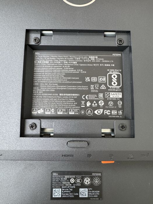 Monitor Dell P2722HE 27” IPS Full HD USB-C – jak nowy