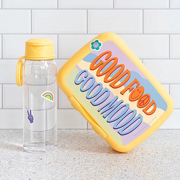 Butelka na wodę 500 ml z uchwytem Flower Power / Amuse