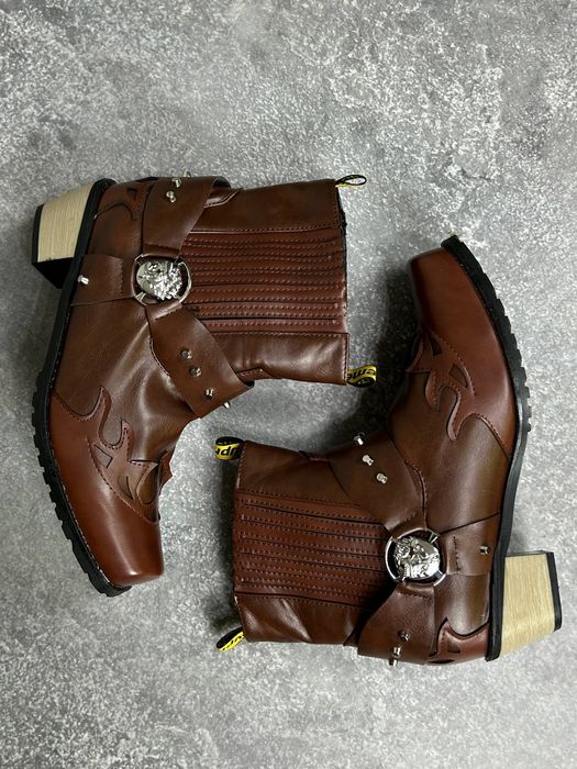 Чоботи авангард архів коричневі archive boots opium shoes авангардні черевики avangard boots ботинки архив авангард 39 40 41 42 43