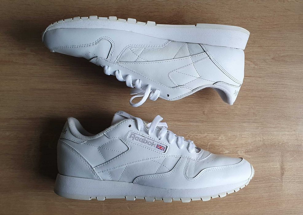 Sneakersy męski Reebok classic leather GY0953 stan bdb wkładka 27 cm rozm. 42