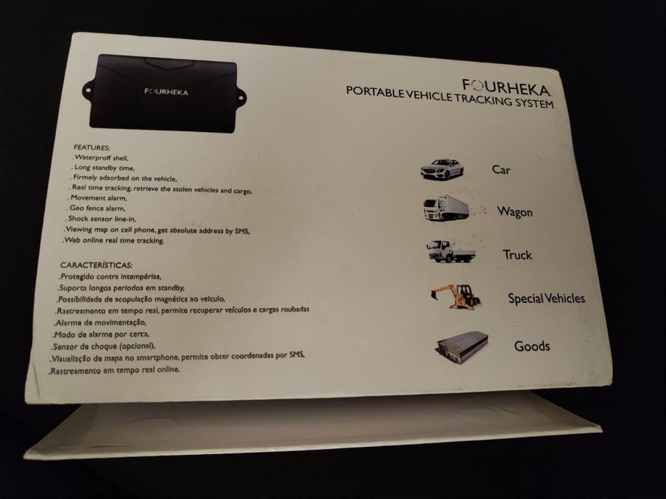 Fourheka rastreador GPS GSM GPRS