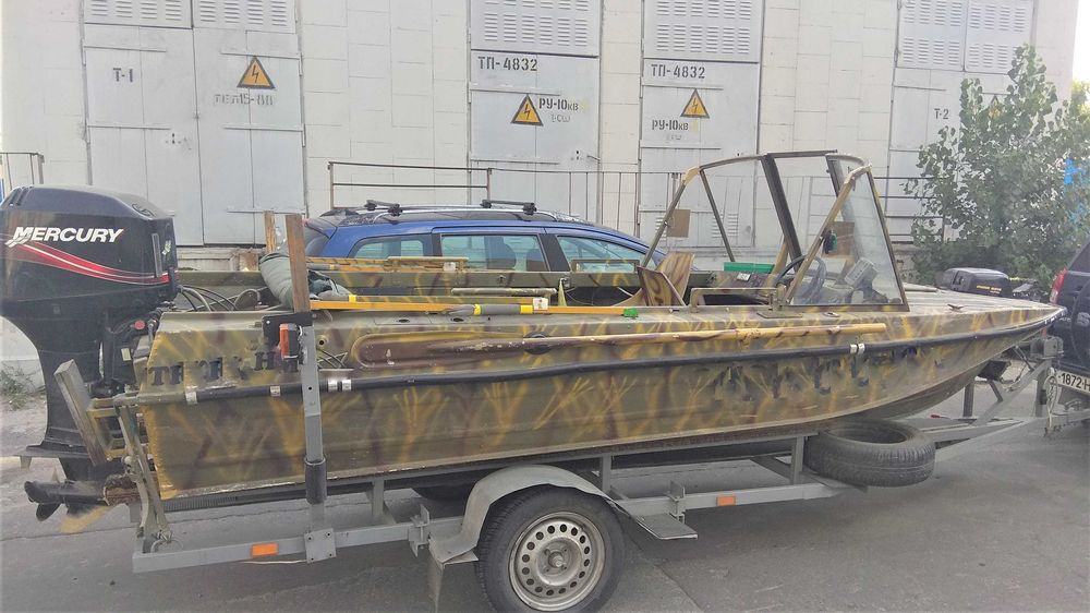 Казанка 5М2 двигун Mercury 50