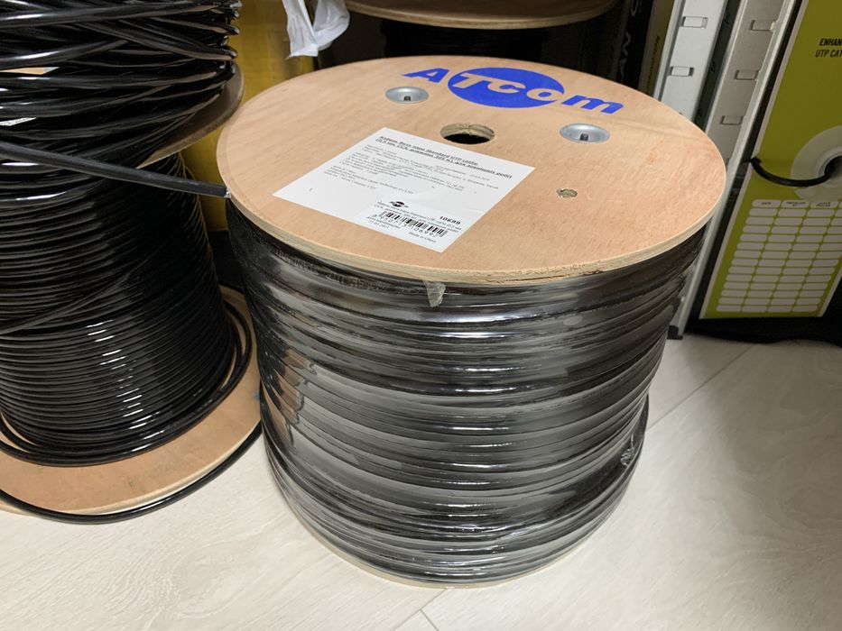 ‼️UTP ДВОЙНАЯ оплетка провод витая звита пара уличная наружная внешняя