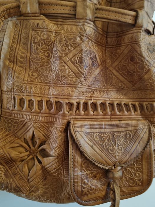 Bolsa Marroquina em pele