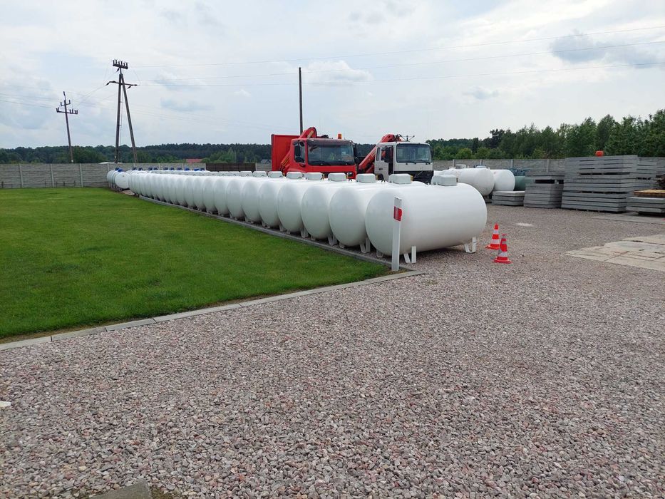 zbiornik na gaz lpg 2700 l, 4850 l, 6400 l sprzedaż, montaż, dzierżawa