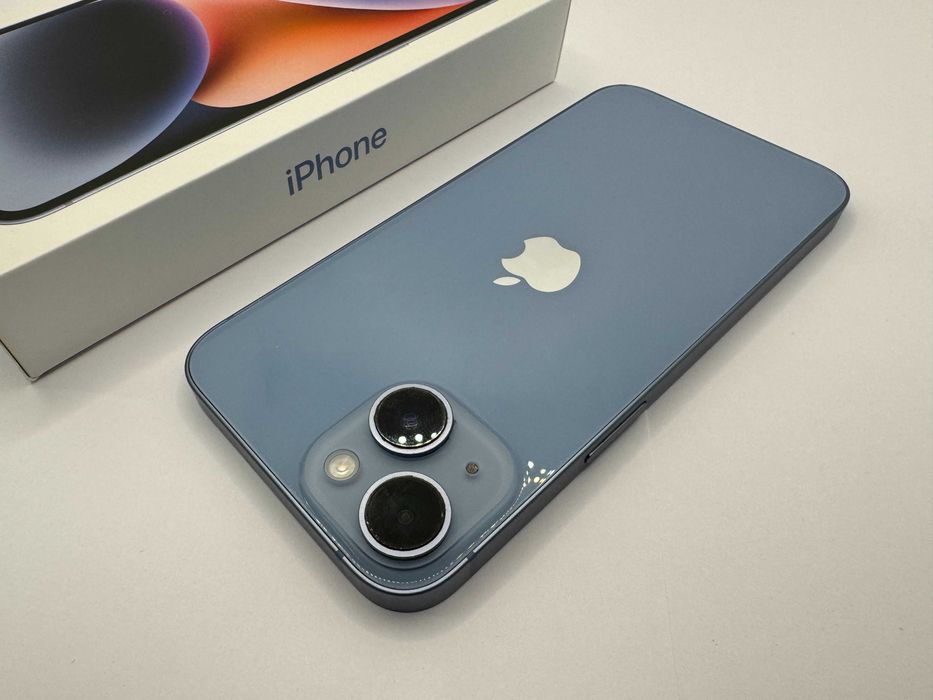 Jak Nowy Apple Iphone 14 niebieski 128GB GW Salon 4GSM Świdnica