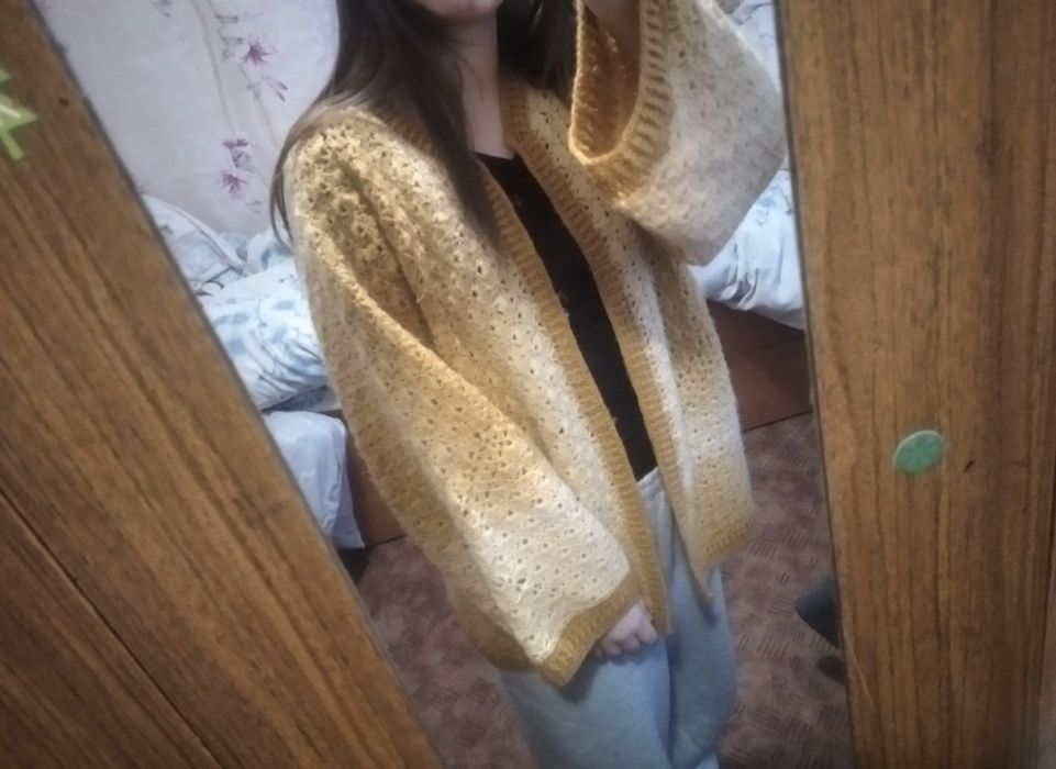 вязаный кардиган
