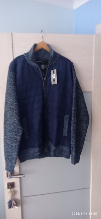Sweter rozpinany męski rozmiar XXL