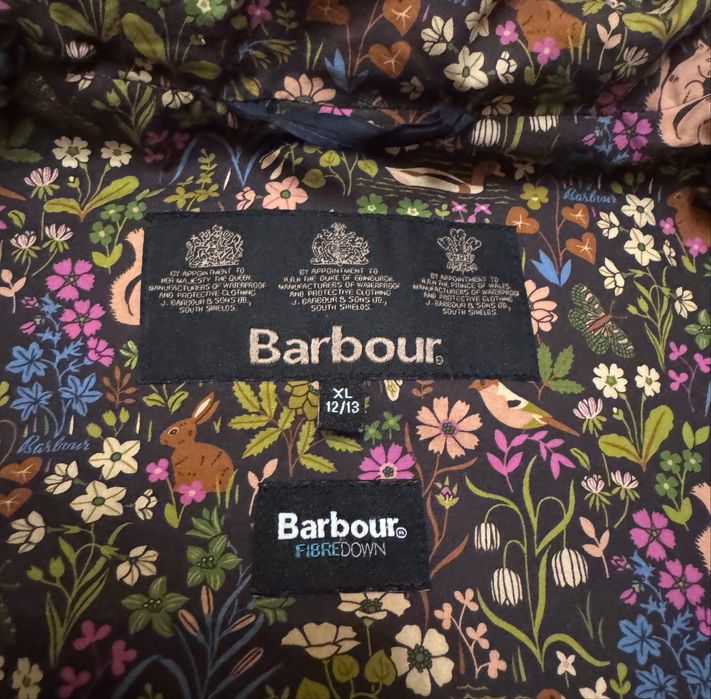женский пуховик  Barbour