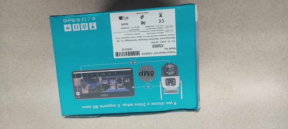 3 Камери відеонагляду 8mp (4+4) ICSee WiFi ptz відеоспостереження IMOU