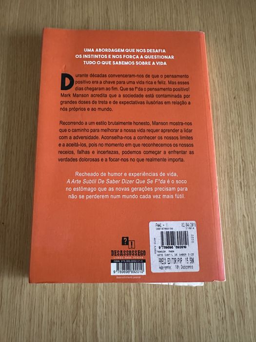 A arte subtil de saber dizer que se f*da