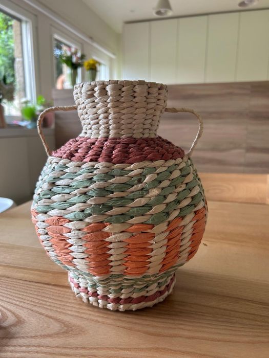 Vaso em tranças