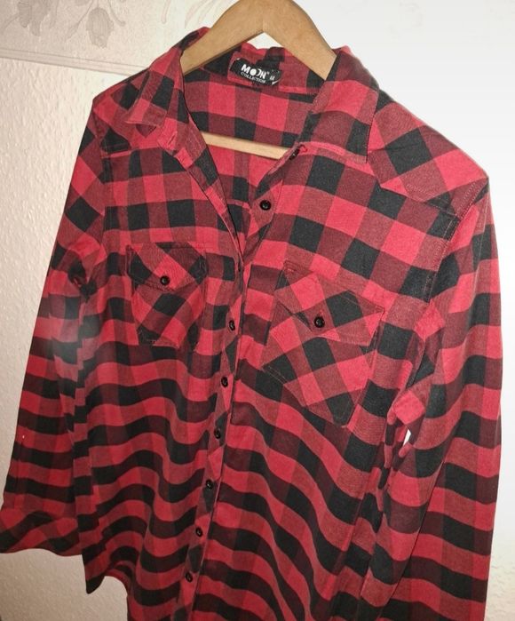 Koszula w kratę damska