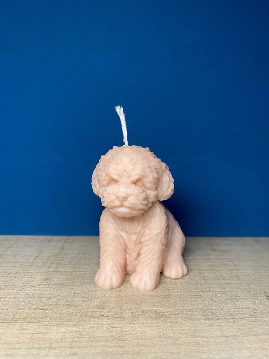 Vela Cão em Cera de Soja