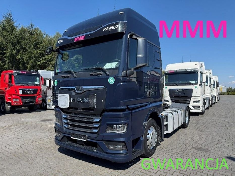 MAN TGX TG3 18.510 ACC GX ADR AT/EXII/EXIII/FL KOMPRESOR DO WYDMUCHU RETARDER KLIMA POSTOJOWA KONTRAKT MAN DO KOŃCA SPROWADZONY Z DE  klima postojowa, przystawka mocy, kompresor do wydmuchu, pełny ADR