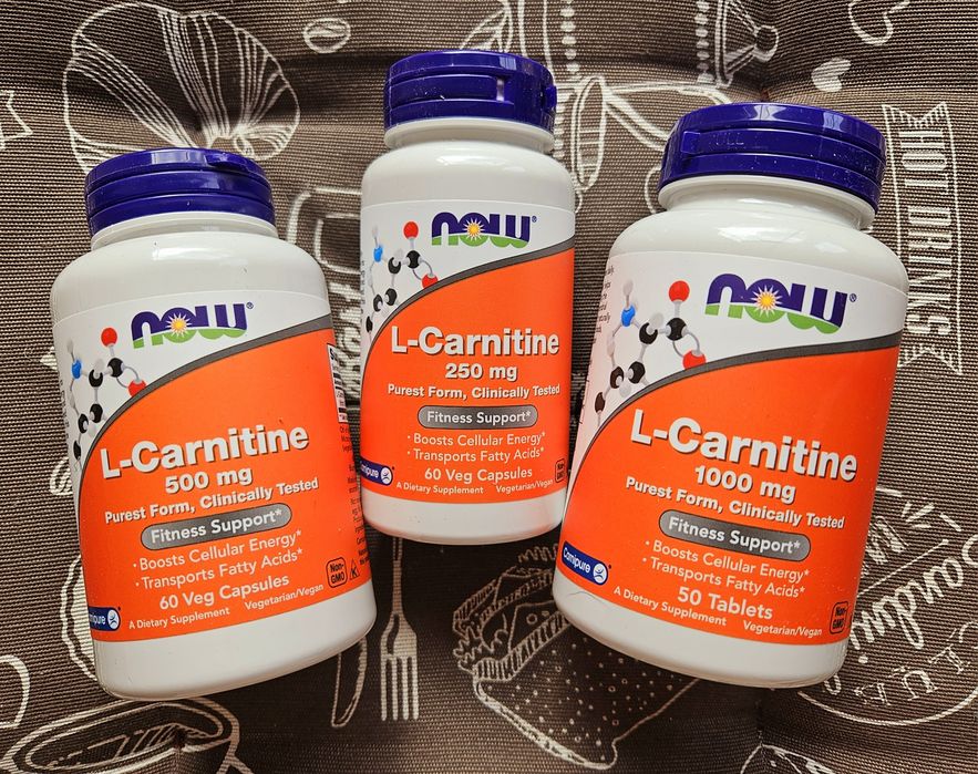 Now Foods L-Carnitine л карнитин л карнітин жиросжигатель 250 500 1000