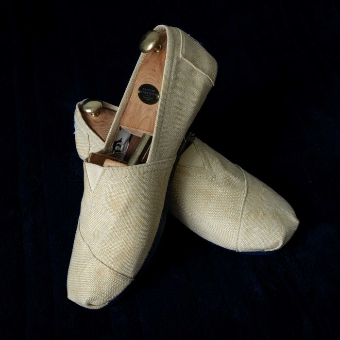 Toms, lniane loafersy / espadryle, EU 42 / 42,5