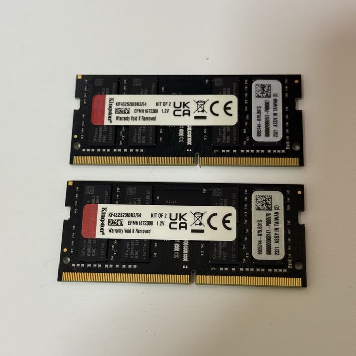 Ddr4 64Gb 3200Mhz HyperX Fury Impact sodimm оперативна память ноутбука