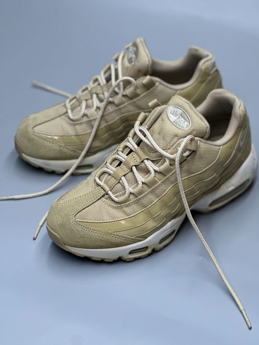Nike air max 95 жіночі кремові кросівки 38.5