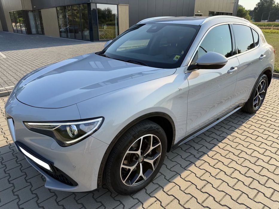 Alfa Romeo Stelvio TI | 280KM | Moonlight Pearl | Polski Salon | Bezwypadkowy | Jak NOWY