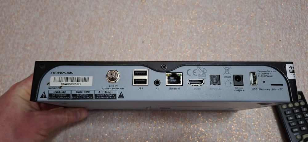 Dekoder 4K - Ferguson Ariva