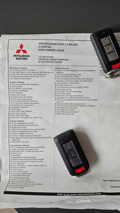 Mitsubishi Outlander Sport 2,0B 150KM 4x4 RalliArt automat