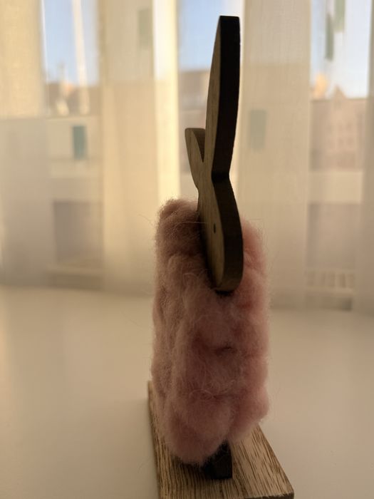 Drewniany zajączek wielkanocny