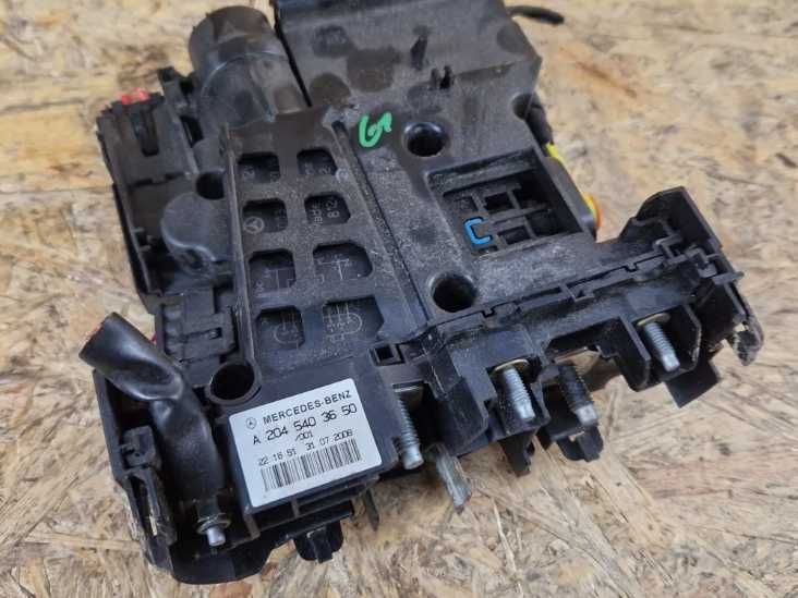 Klema bezpiecznik moduł komputer Mercedes W204 A204.540.3650