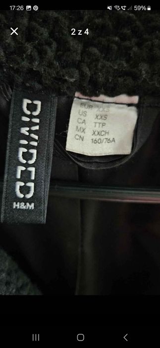 Płaszcz miś hm używany