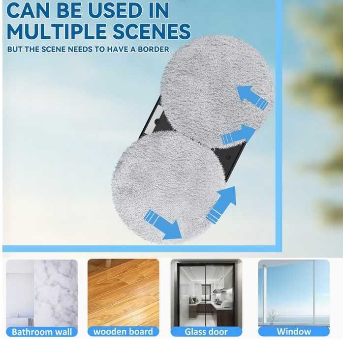 Automatyczny robot do mycia okien, szyb, powierzchni +pilot, akcesoria