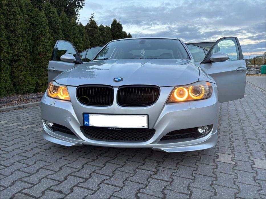 BMW Seria 3 BMW E90 320d 163KM ZADBANY!!!  BOGATE WYPOSAŻENIE!!!  Dołożony LIFT!!!