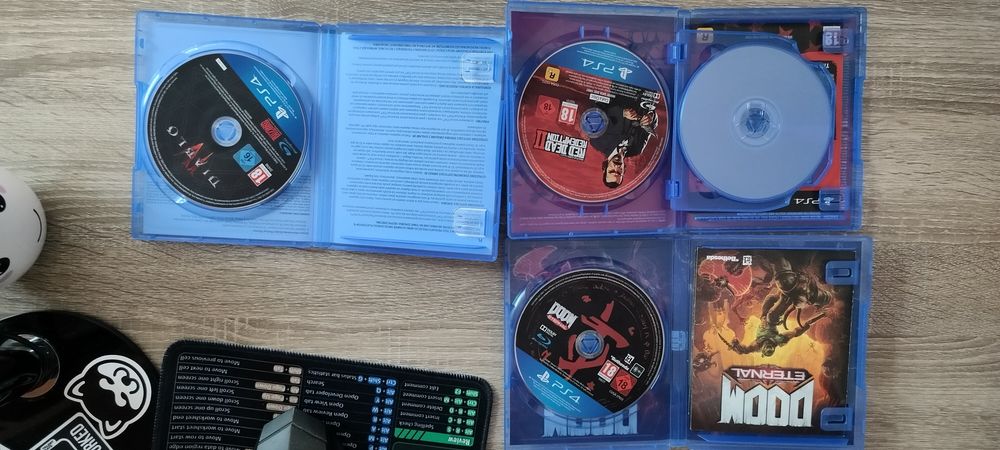 Doom eternal RDR2 DiabloIV na PS4 zestaw