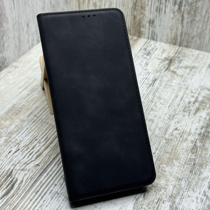 Чехол книжка Leather Book на Xiaomi Redmi Note 14 4G. Прошитый. Чохол