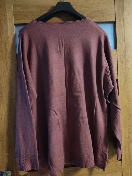 Fioletowy sweter bluzka xl
