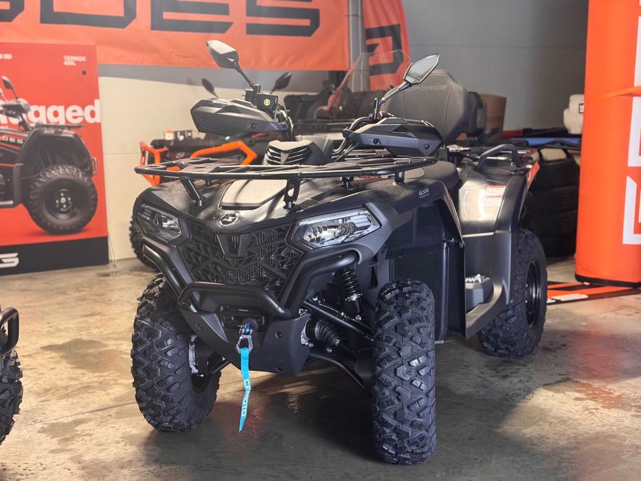 Quad CfMoto 520L Black, 4x4, Led, Long, Black Edition, Wciągarka 495cc