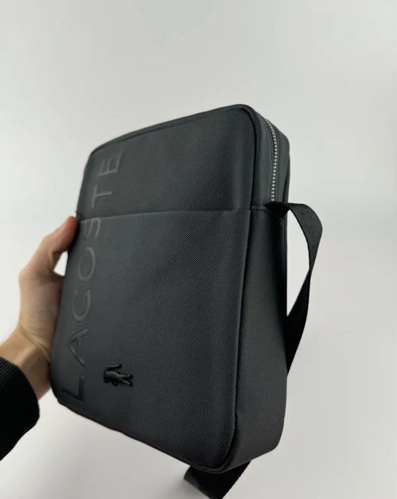 Lacoste сумка Чоловіча через плече , Барсетка lacoste Чорного кольору