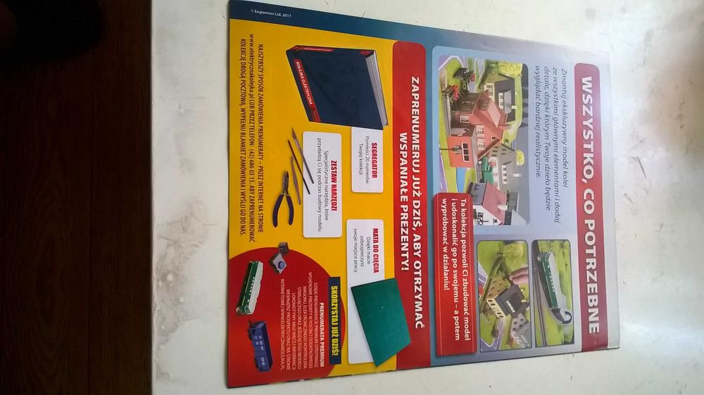 zeszyt kolejka elektryczna - zbuduj model pociągu elektrycznego