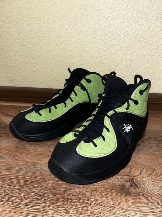 Nike Air Penny 2 Stussy Vivid Green Black: 10 300 грн. - Кроссовки