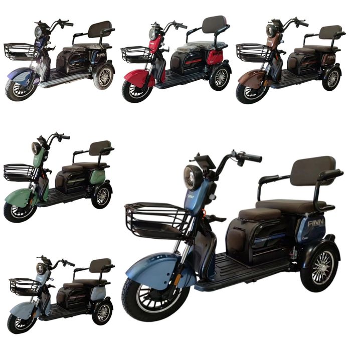 ‼️Електротрицикл 1200-1500 Вт | Вт ЦІНА СКЛАДУ| 10 колеса‼️