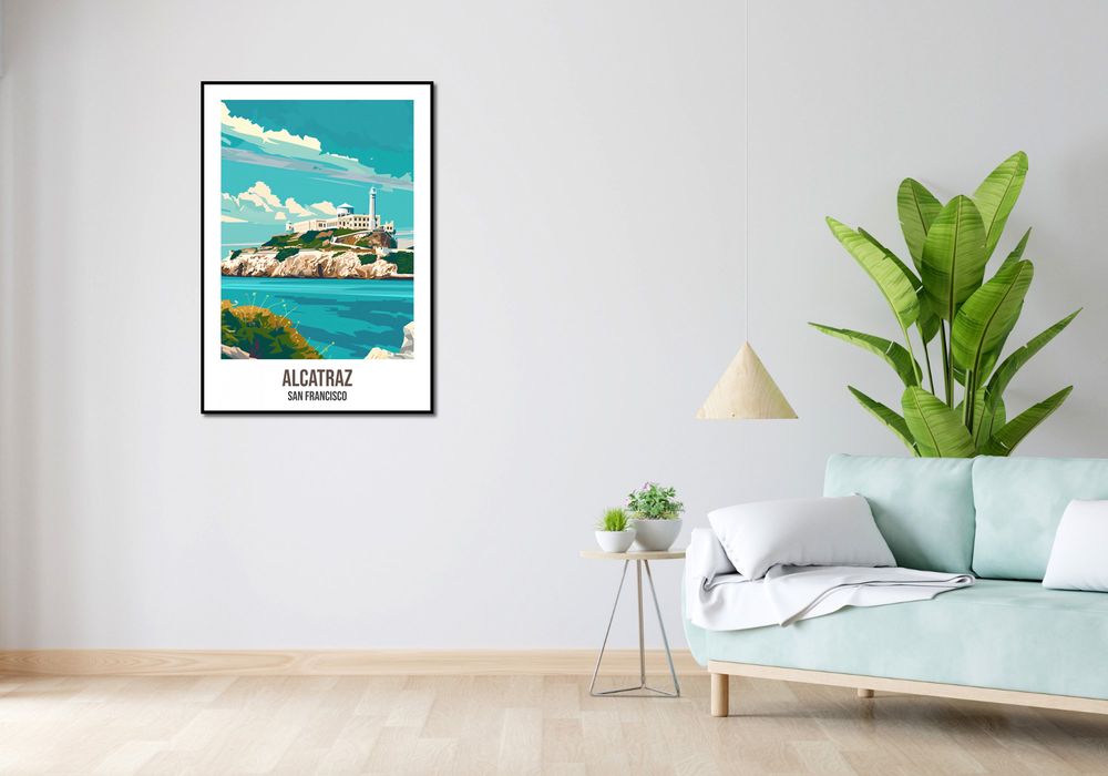 Plakat 70x100cm Alcatraz
