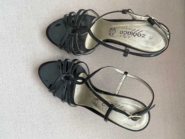 Sandały szpilki Zodiaco czarne 36