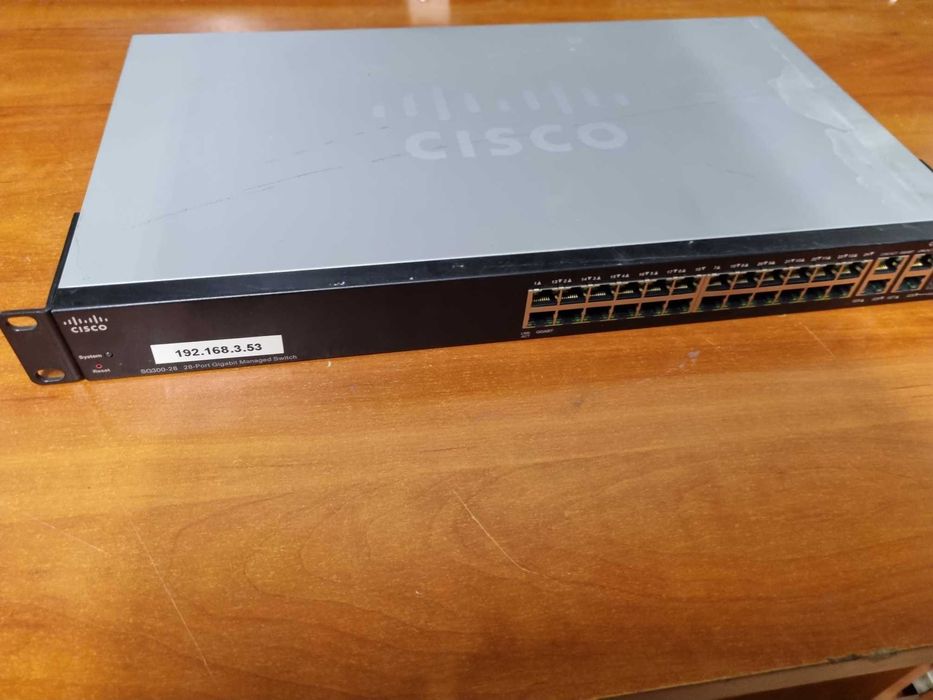 Switch Cisco SG300-28 Managed Switch 28 portów Gigabit – stan jak nowy