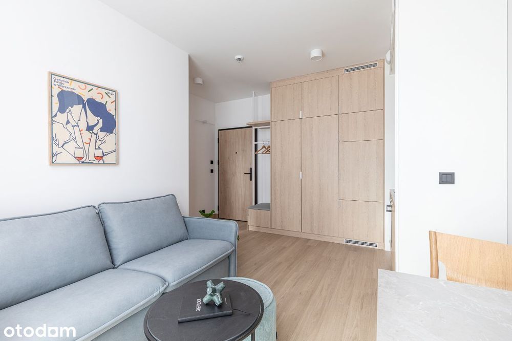 Scandinavian-style studio apartment with balcony - Więcej